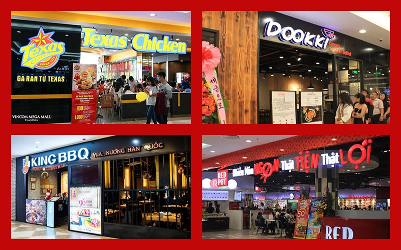 Vincom Mega Mall Vinhomes Golden Avenue- Địa điểm ẩm thực từ mọi quốc gia